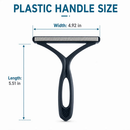 2-Piece Pet Hair Remover Set, Reusable Dog & Cat Fur Removal Tool for Carpet, Couch, Rugs, Car Seats and Pet Beds
